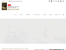 Tablet Screenshot of americanwindowfilm.com